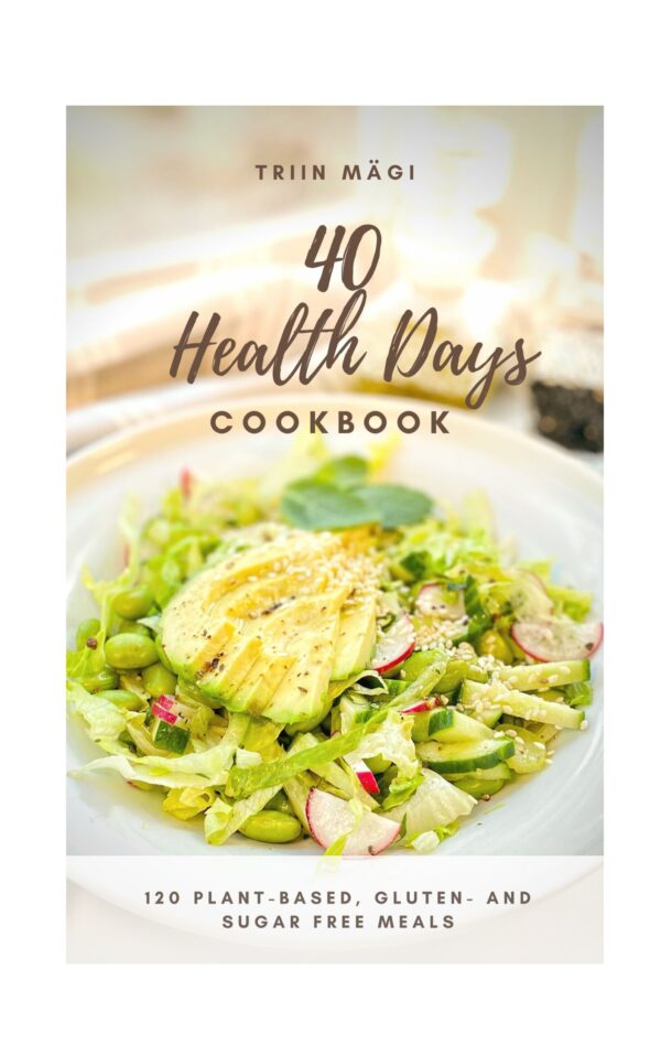 In the "40 Health Days" cookbook, you will find 120 healthy plant-based, gluten- and sugar-free meals that you can prepare quickly and easily in your home kitchen. The recipes use simple foods that you can find in almost every store and that we are used to seeing on the table of modern Northern Europeans. With this book, I would like to show that healthy food does not have to be boring, tasteless, expensive, or complicated, but is easily accessible to everyone.